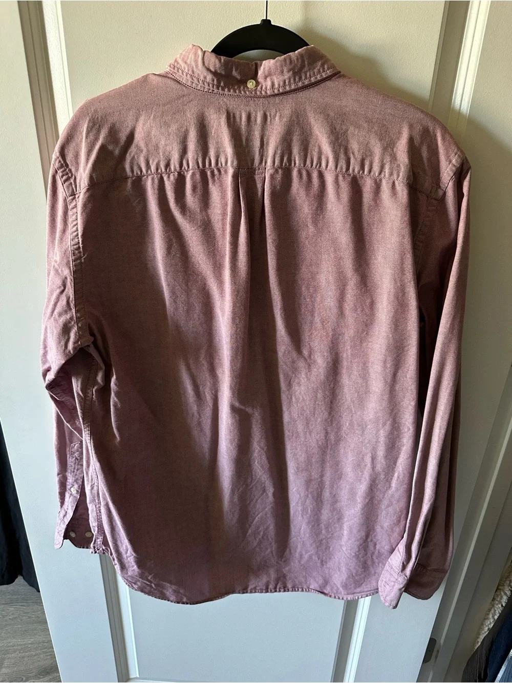 Banana Republic Menswear Dusty Rose Button-Up Shirt